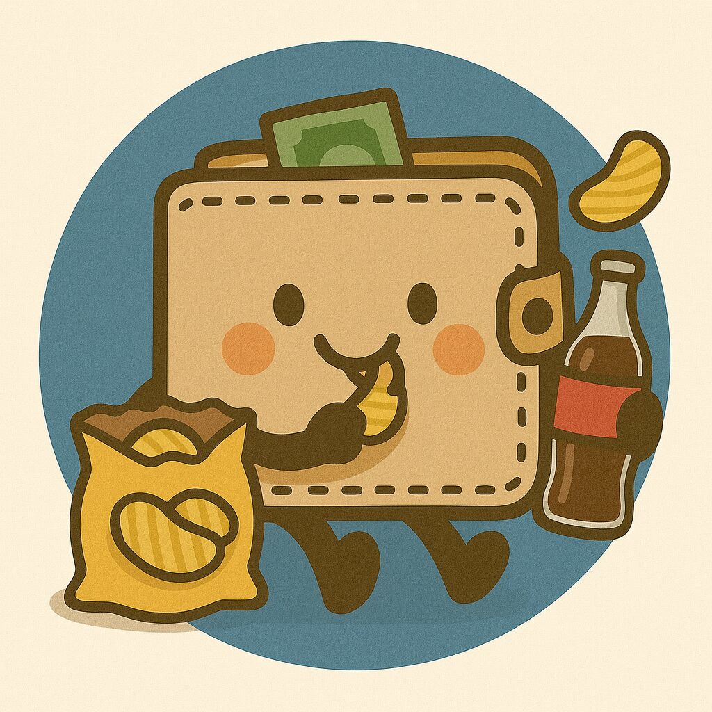 ポテチとコーラを食べるかけラボ君